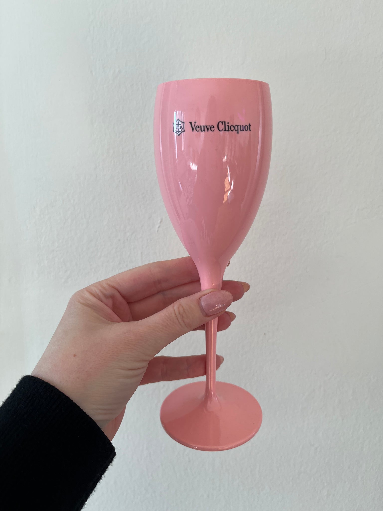 Veuve Clicquot Rose Champagne Glasses Pink Veuve Acrylic 